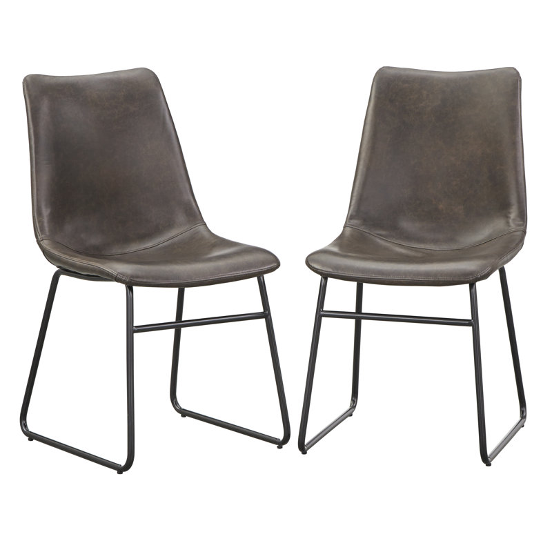 Chaise d'appoint en brun