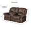 Causeuse inclinable Avaline