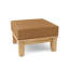 Luxe Outdoor Teak Ottoman