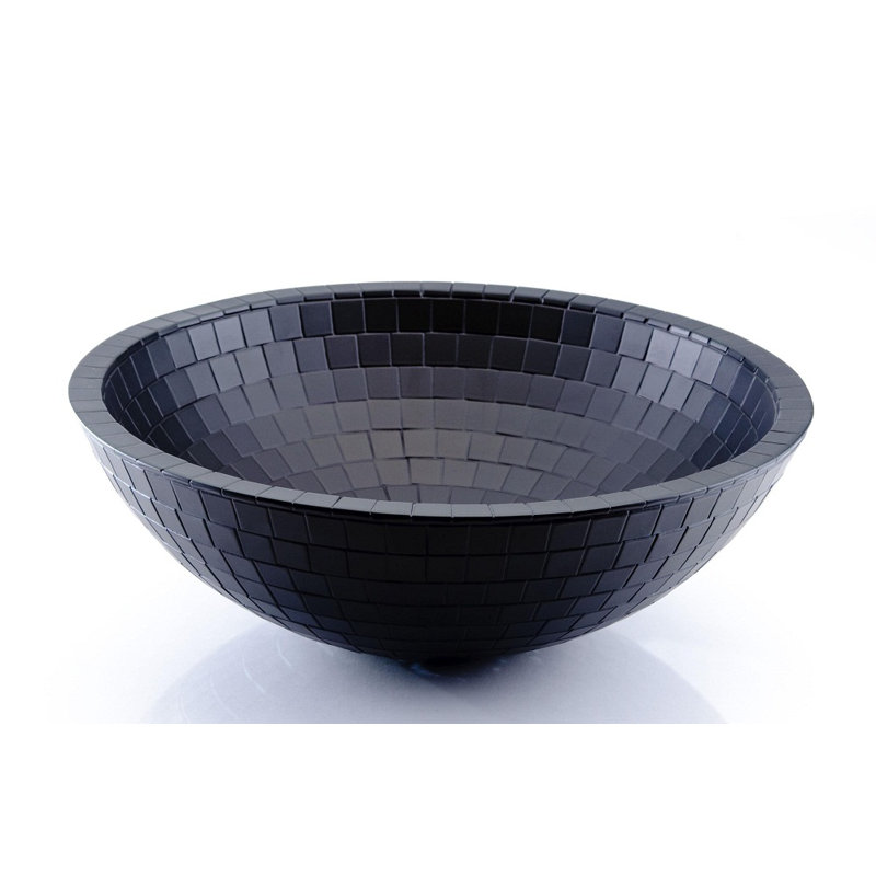 16.6'' L Bathroom Sink, Black