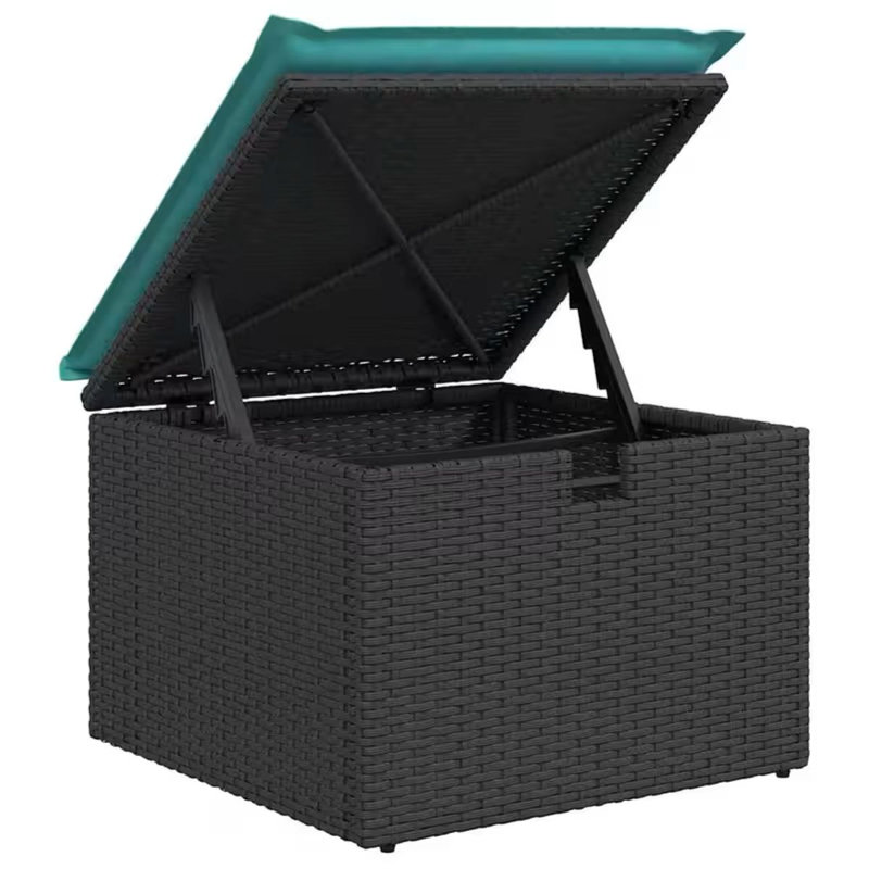 Outdoor Waterproof Storage Sofa Set With Removable Cushions