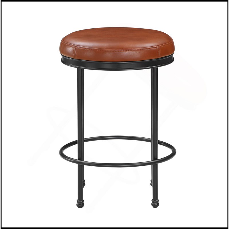Tabouret à hauteur de comptoir Michael Caramel