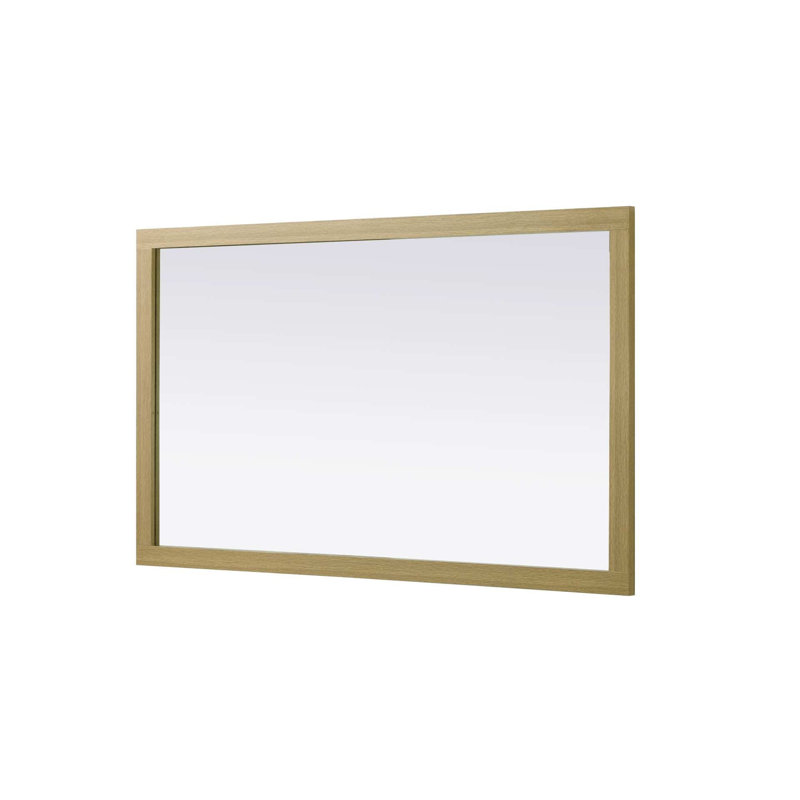 Miroir Noah, 36 po x 60 po, Brun miel, Rectangulaire