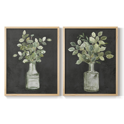 «Artisanal Bouquet I», reproduction encadrée de qualité supérieure - prête à être accrochée - aucun clou requis - aucun clou requis