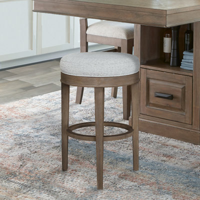 Zenna Swivel Upholstered Counter Stool