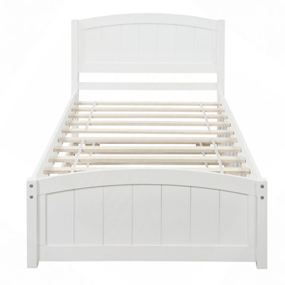 Lit moderne, lit plateforme avec lit gigogne