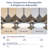 60" Ceiling Fans With Dimmable Led Light Ceiling Fan With Remote Wood Blades 6-speed-515908385-515908384