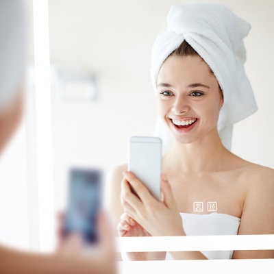 Miroir de salle de bain à DEL Naliyah