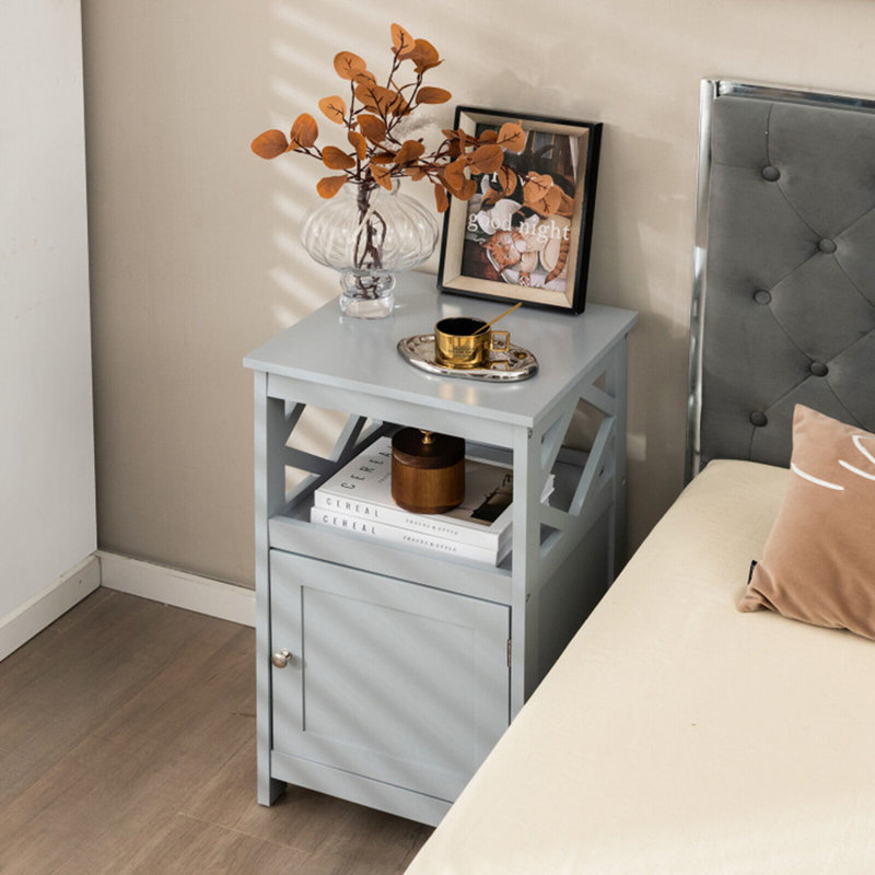 Armoire de salle de bain Sabornton, Gris
