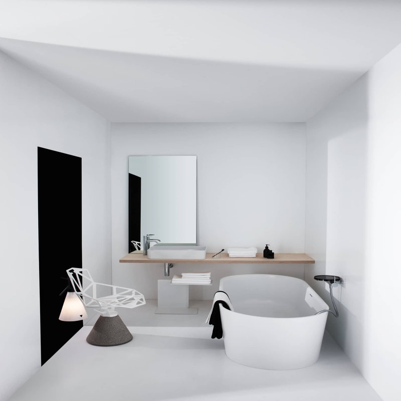 Val 62.99'' L Freestanding Soaking Bathtub