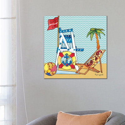 Surfs Up 1 Piece Wrapped Canvas Wall Art