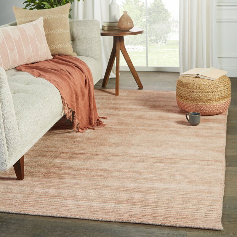 Tapis rayé fait à la main Concetta, Rectangle de 5 pi x 8 pi