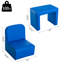 Ensemble de table et chaises convertibles 2-en-1 pour enfants de 3 ans