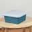 ECR4Kids Stackable Square Bins with Non-Snap Lids, Multipurpose Organization, 2-Pack-100032951