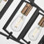 Wallis 3 - Light Matt Black/Polished Chrome Kitchen Island Pendant
