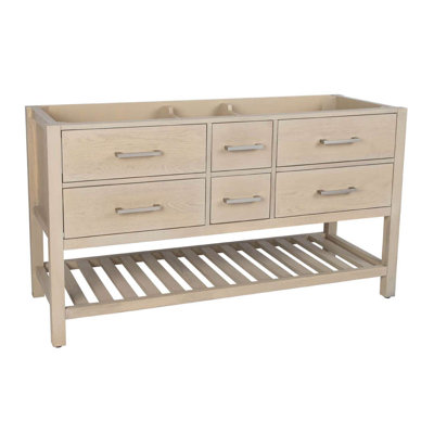 Meadowbrook 59'' Double Bathroom Vanity Base Only