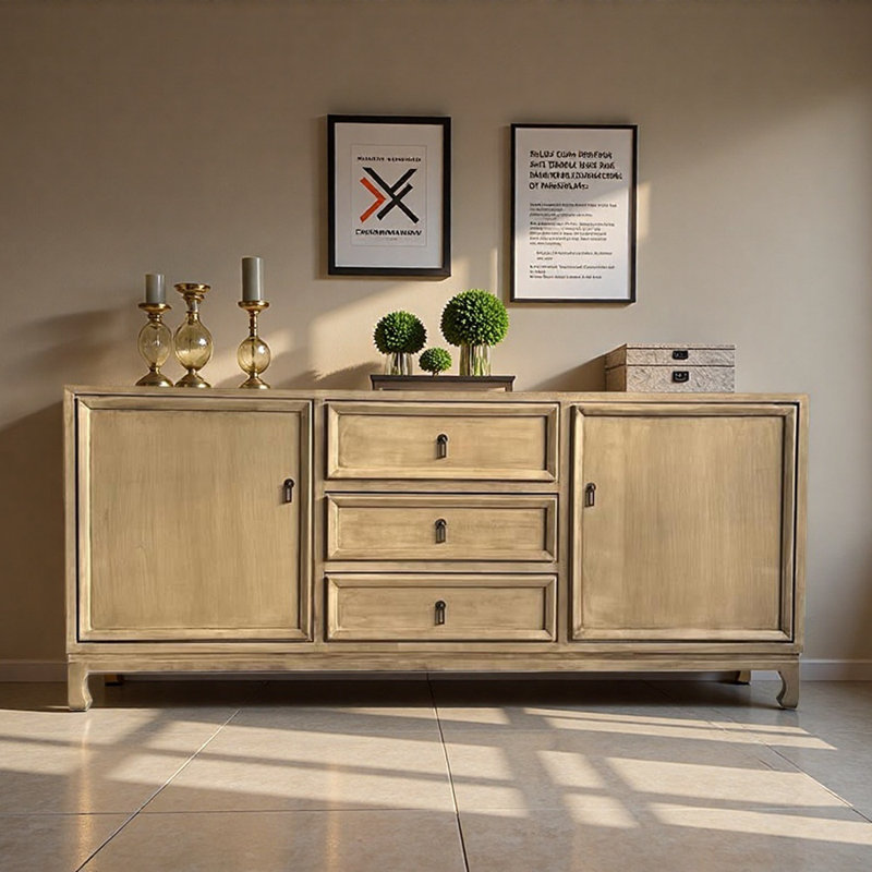 Large-Capacity Minimalist Sideboard