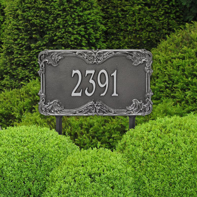 Signature Series 1-Line Lawn Address Sign
