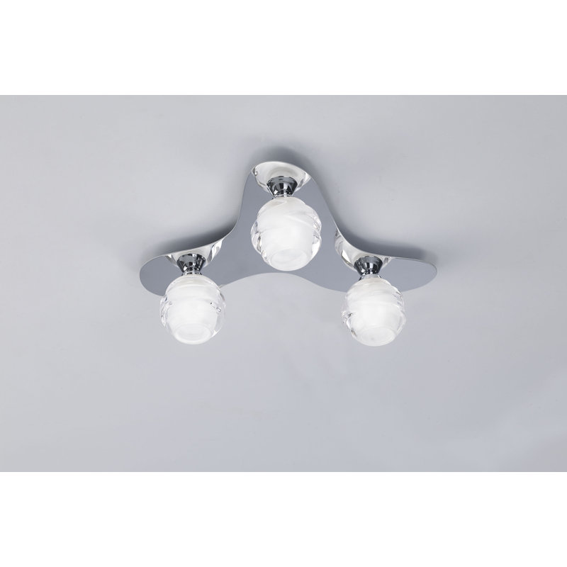 Plafonnier encastré 3 lumières Barloy