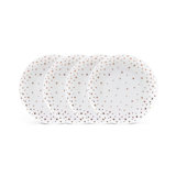 Millie Gold 9 in. Salad Plates