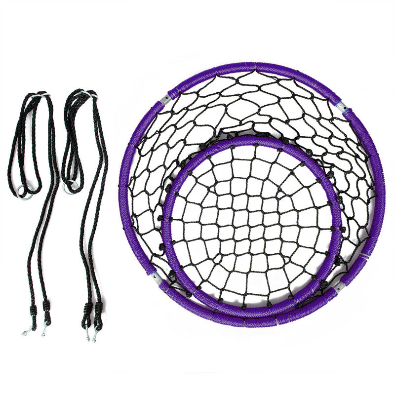 Freeport Park Trevino Web / Saucer Swing Swing Seat, Purple