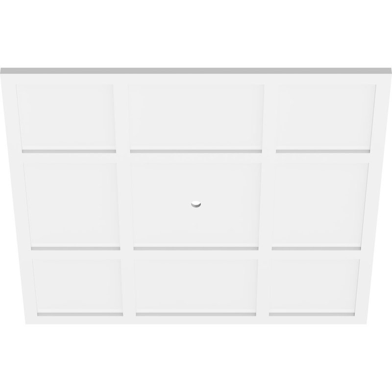Médaillon de plafond contemporain en PVC de qualité architecturale Titus de 30 po x 1 po x P 10 1/2 po x P 1 po