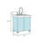 Daria 30'' Single Bathroom Vanity with Marble Top with Mirror-97873274-97873273-97873278