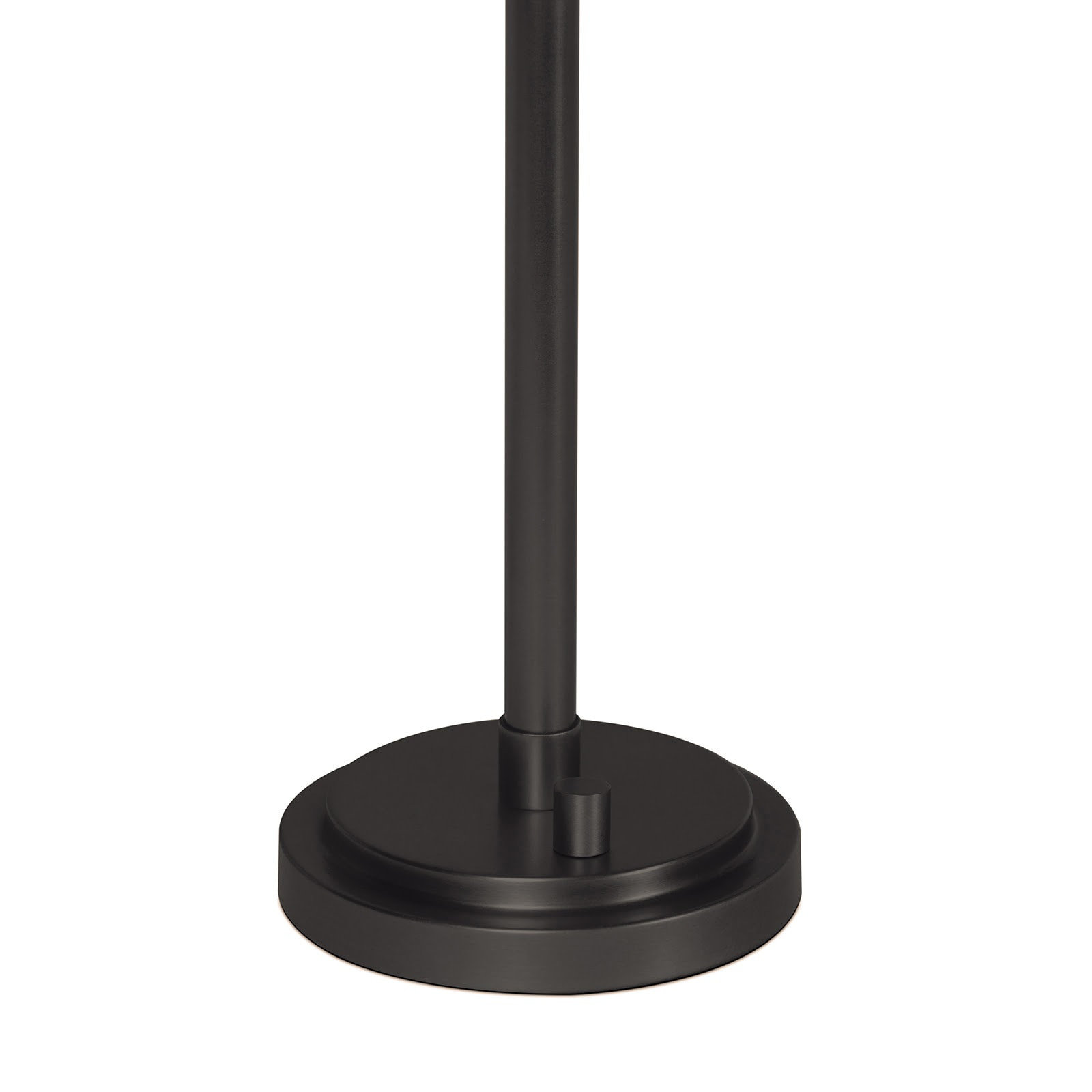 Polly Buffet Table Lamp, Black, 28.25" H x 9.5" W x 9.5" D, White