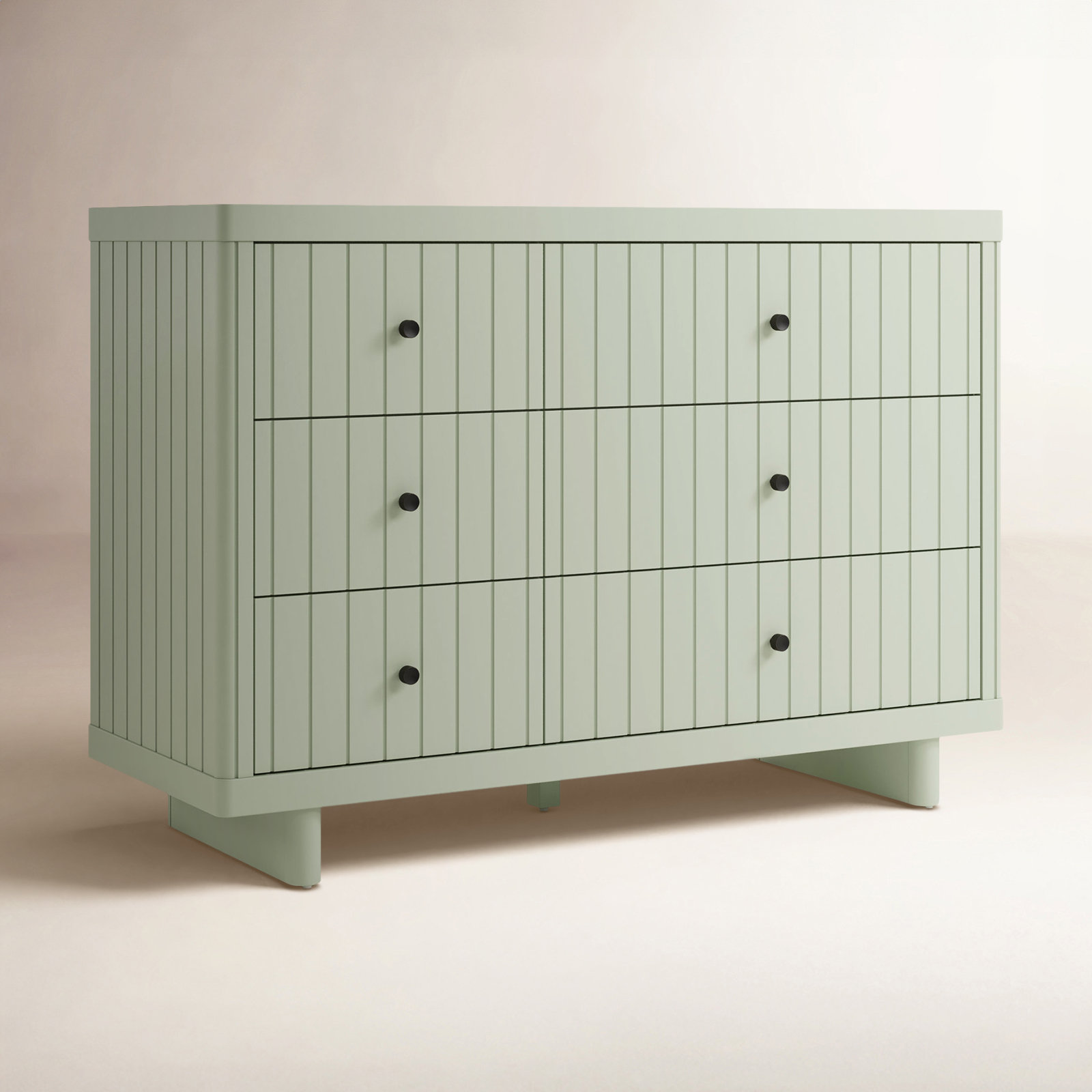Kyoto Wood 6-Drawer Dresser, Sage