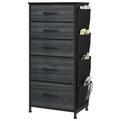 5-Drawer  Chest Of Drawers 45Cm W Bedroom Drawers