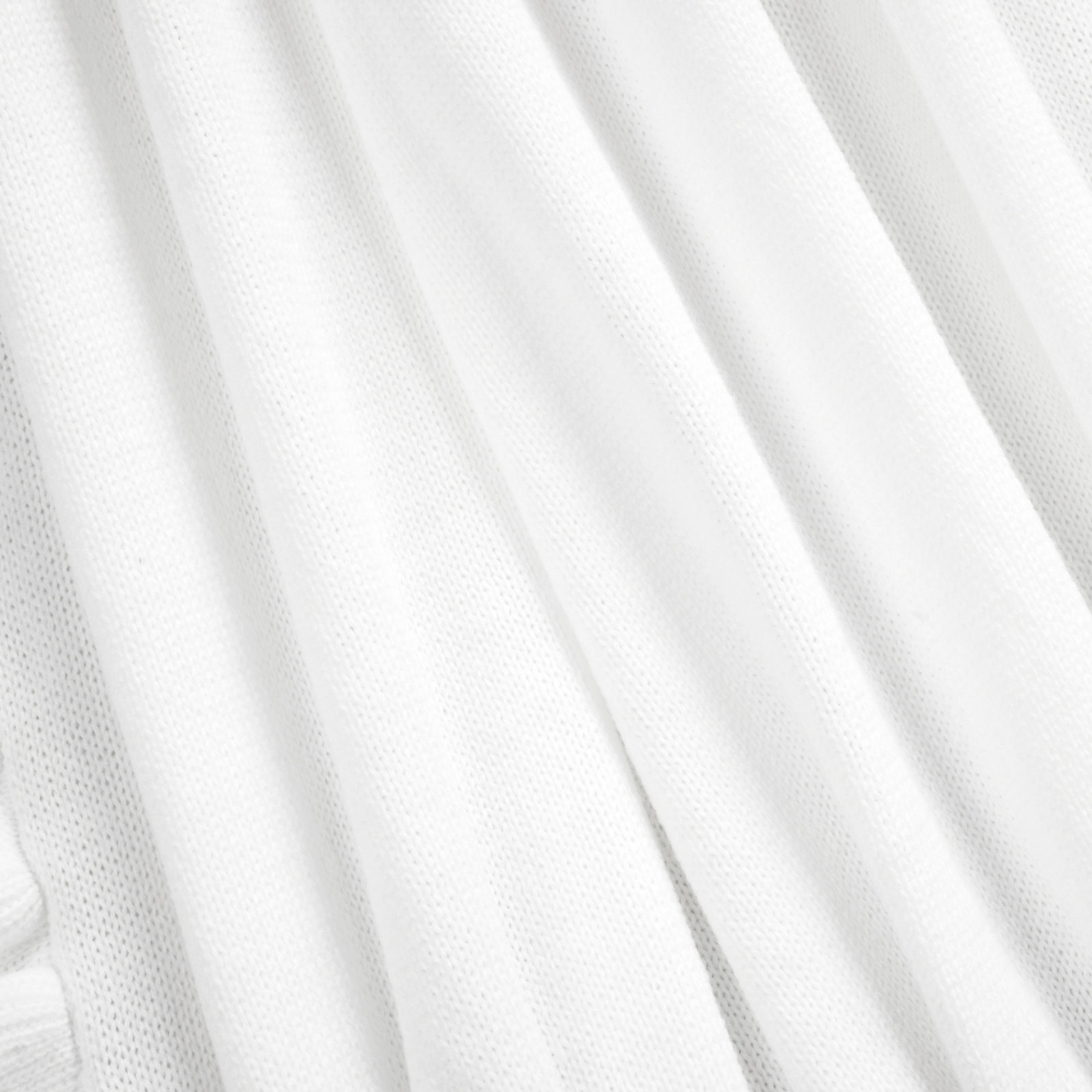 Padraic Knit Throw Blanket, White