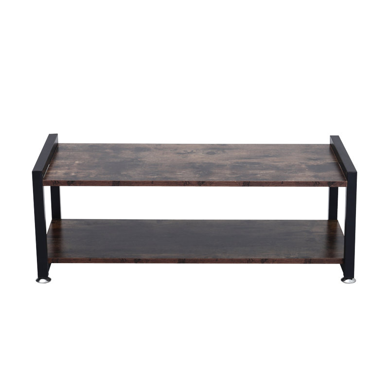4 Pair Stackable Solid Wood Shoe Rack