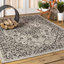 Tapis intérieur / extérieur gris / noir Nate Boho Medallion-221513339