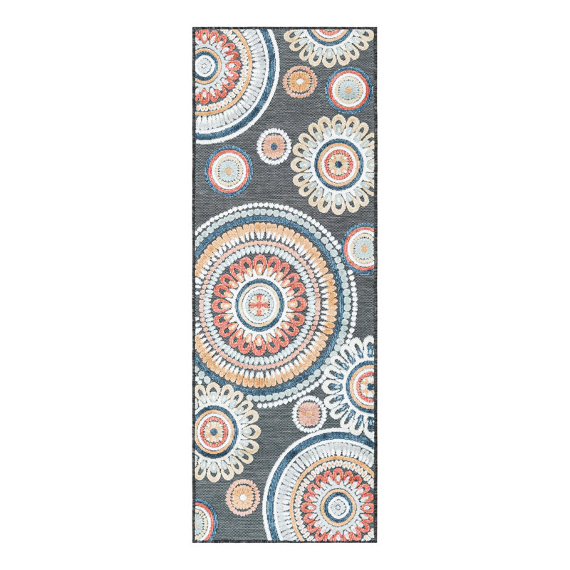 Firman Beachcrest Home Spiral Wygant Indoor/Outdoor Area Rug, Runner 2'2" x 6'1"