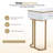 Makeup Vanity Desk with Wall Mount Mirror, Styling Dressing table