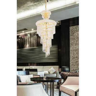 Ston Easton 10-Light Dimmable Tiered Chandelier
