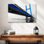 Lilie Suspension Bridge en bleu-107699984