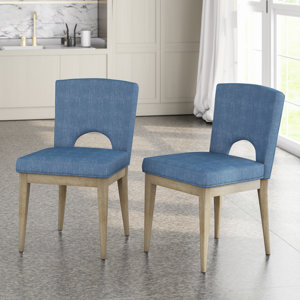 Captiva Fabric Upholstered Side Chair (WOOD HAS SLIGHT BLEMISH)