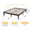Eimuntas 14 inch Solid Wood Platform Bed, No Squeak Bed Frame, No Box Spring Needed, Sturdy Bed Frame-549695568-549695579
