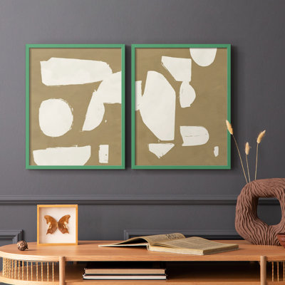 ChunkyAbstractI-Premium Framed Print -Ready to Hang - No Nails Required - No Nails Required