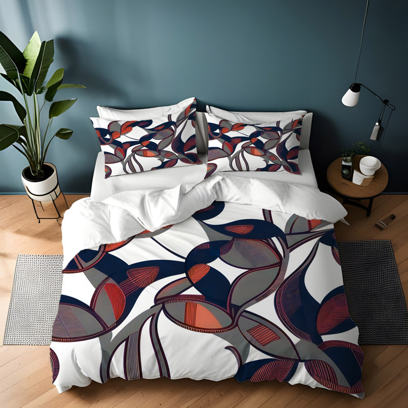 Polyester Duvet Cover, King Duvet Cover + 2 King Shams
