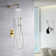 Complete Shower System with Rough in-Valve