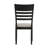 2Pc Contemporary Dining Side Chair Upholstery Chair Ladder Back Wooden Dining Room Furniture Gray