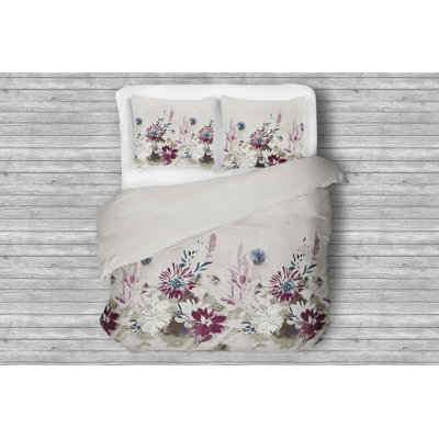 Floral Duvet Cover Set with Pillowcases