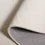 Tapis géométrique beige / ivoire en laine / viscose touffeté à la main Calyssa-910050488