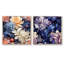 Cutrer - Ensemble de 2 collages carrés floraux-101844759-101844760