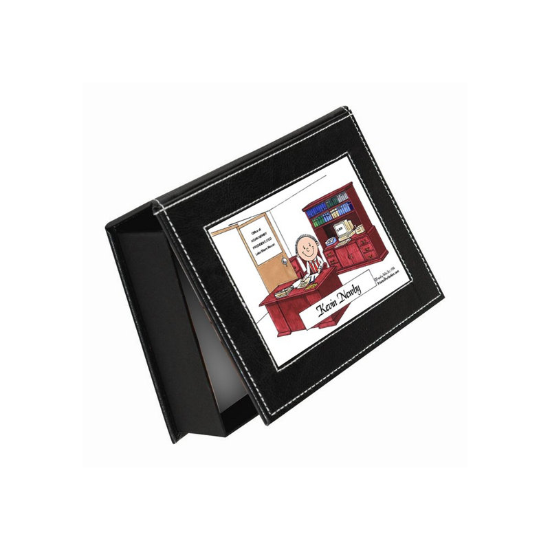 Faux Leather Memory Box
