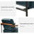 Avelina Modern Vegan Leather Ergonomic Armchair with Metal Base-839822506