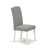 3 Piece Dining Set for Small Spaces Contains a Round Dining Room Table with Pedestal and 2 Dark Shitake Linen Fabric Parson Chairs, Linen White-951835603-951835602-1015088891