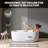 47" Freestanding Solid Surface Bathtub With Pop-Up Drainage And Overflow-122443726